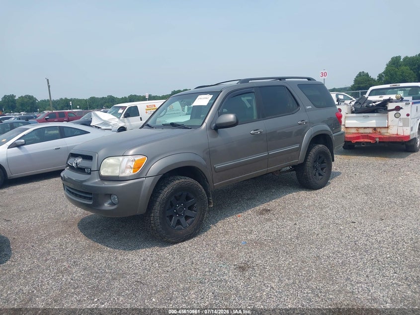2007 Toyota Sequoia VIN 5TDBT44A37S285388 IAAI salvage auction — NORMAL WEAR, Clear (Maryland), sold $1,300 on 2026-07-20 (photo 2)