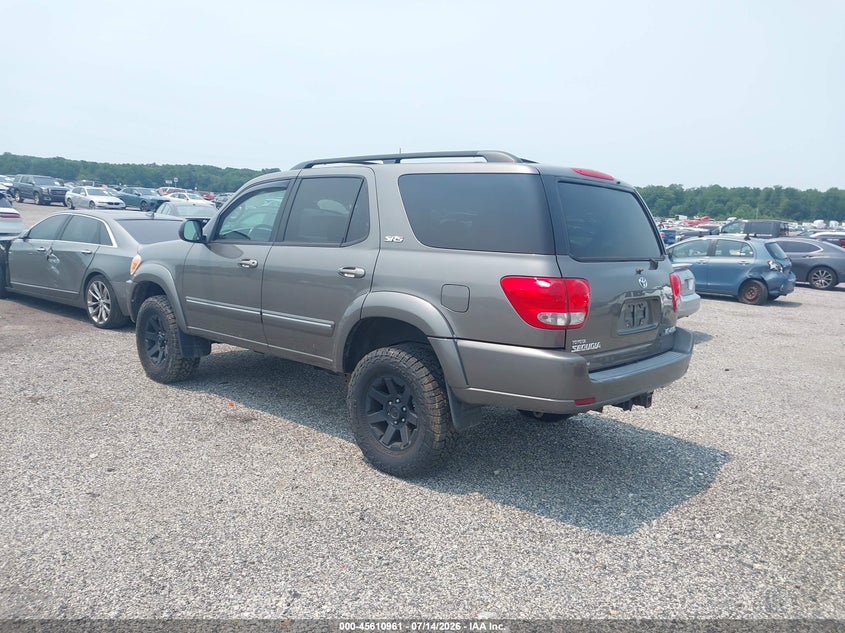 2007 Toyota Sequoia VIN 5TDBT44A37S285388 IAAI salvage auction — NORMAL WEAR, Clear (Maryland), sold $1,300 on 2026-07-20 (photo 3)