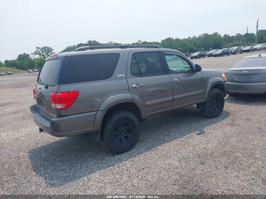 2007 Toyota Sequoia VIN 5TDBT44A37S285388 IAAI salvage auction — NORMAL WEAR, Clear (Maryland), sold $1,300 on 2026-07-20 (photo 4)