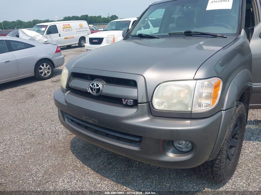 2007 Toyota Sequoia VIN 5TDBT44A37S285388 IAAI salvage auction — NORMAL WEAR, Clear (Maryland), sold $1,300 on 2026-07-20 (photo 6)
