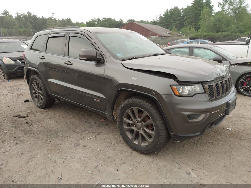 2016 Jeep Grand cherokee VIN 1C4RJFBG7GC429307 IAAI salvage auction — FRONT & REAR, Salvage Title, sold $2,750 on 2026-08-15 (photo 1)