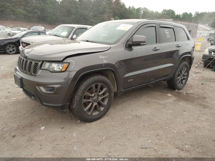2016 Jeep Grand cherokee VIN 1C4RJFBG7GC429307 IAAI salvage auction — FRONT & REAR, Salvage Title, sold $2,750 on 2026-08-15 (photo 2)