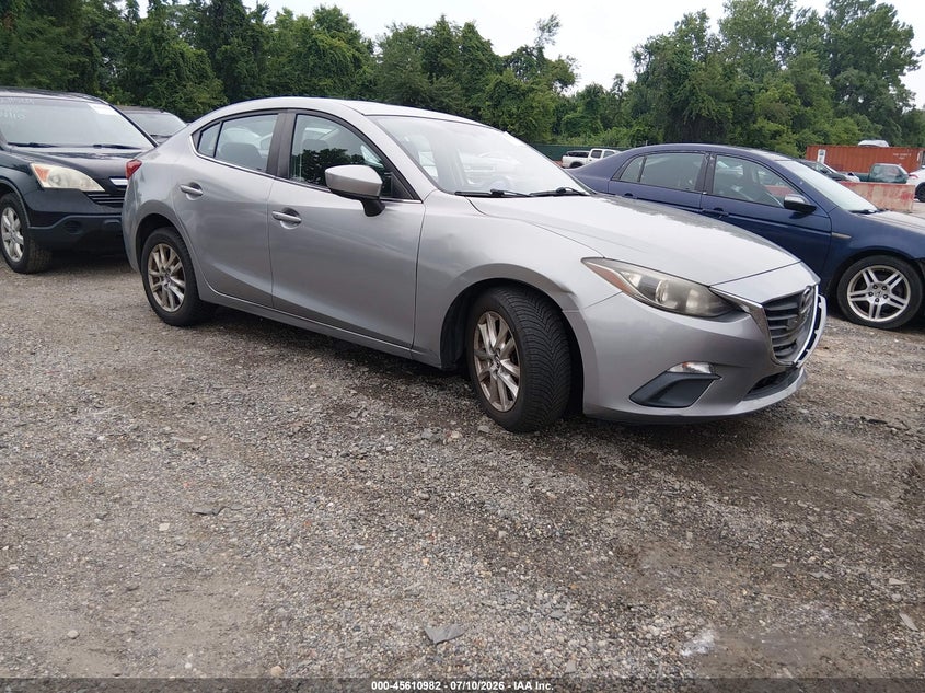 2014 Mazda 3 VIN JM1BM1V74E1138327 IAAI salvage auction — LEFT FRONT, Clear (Virginia), sold $1,250 on 2026-07-30 (photo 1)