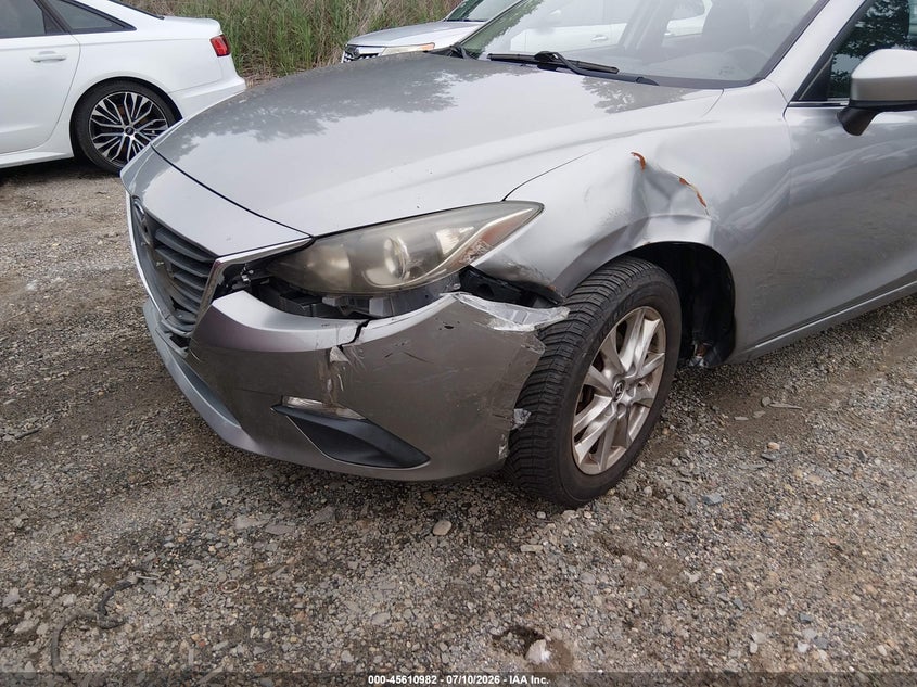 2014 Mazda 3 VIN JM1BM1V74E1138327 IAAI salvage auction — LEFT FRONT, Clear (Virginia), sold $1,250 on 2026-07-30 (photo 6)