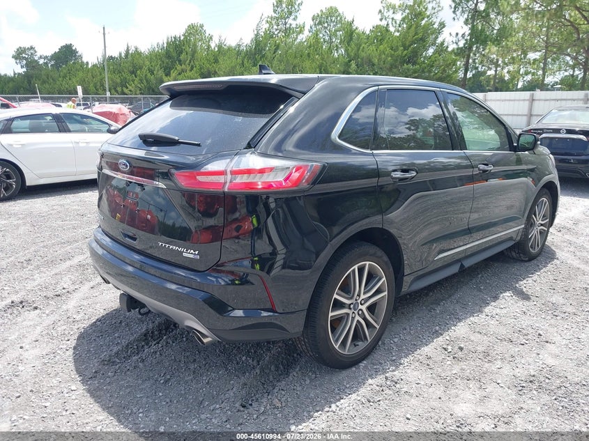 2019 Ford Edge VIN 2FMPK4K92KBC44242 IAAI salvage auction — LEFT FRONT, Wait Title, sold $8,100 on 2026-08-20 (photo 4)