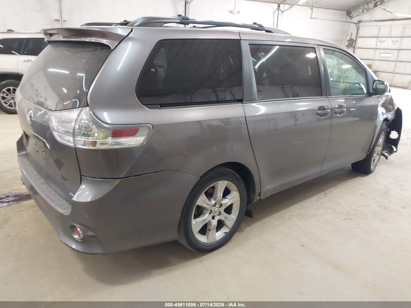 2011 Toyota Sienna VIN 5TDXK3DC2BS042278 IAAI salvage auction — RIGHT FRONT, Salvage (Pennsylvania), sold $1,200 on 2026-08-01 (photo 4)