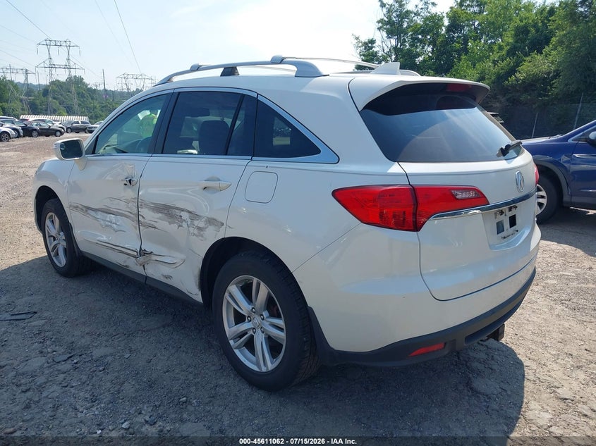 2013 Acura Rdx VIN 5J8TB4H55DL018238 IAAI salvage auction — SIDE, Salvage (Pennsylvania), sold $1,050 on 2026-07-24 (photo 3)