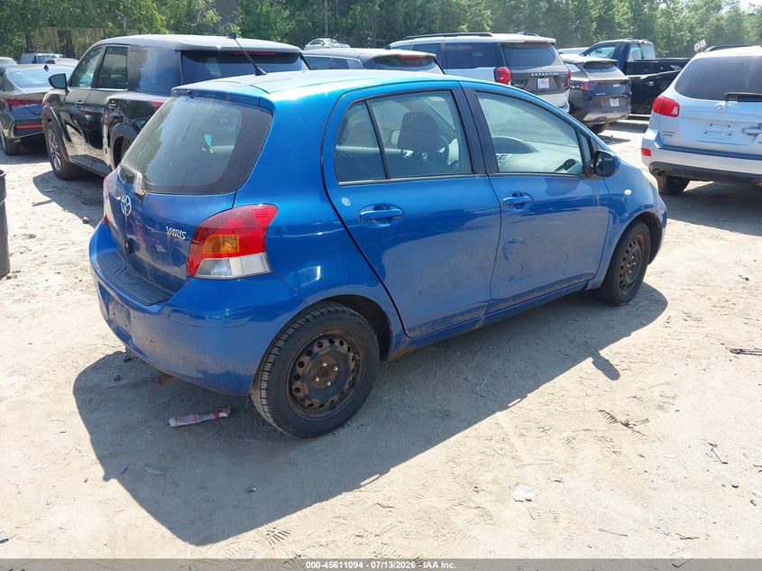 2009 Toyota Yaris VIN JTDKT903695245741 IAAI salvage auction — NORMAL WEAR, Original (New Hampshire), sold $325 on 2026-07-15 (photo 4)