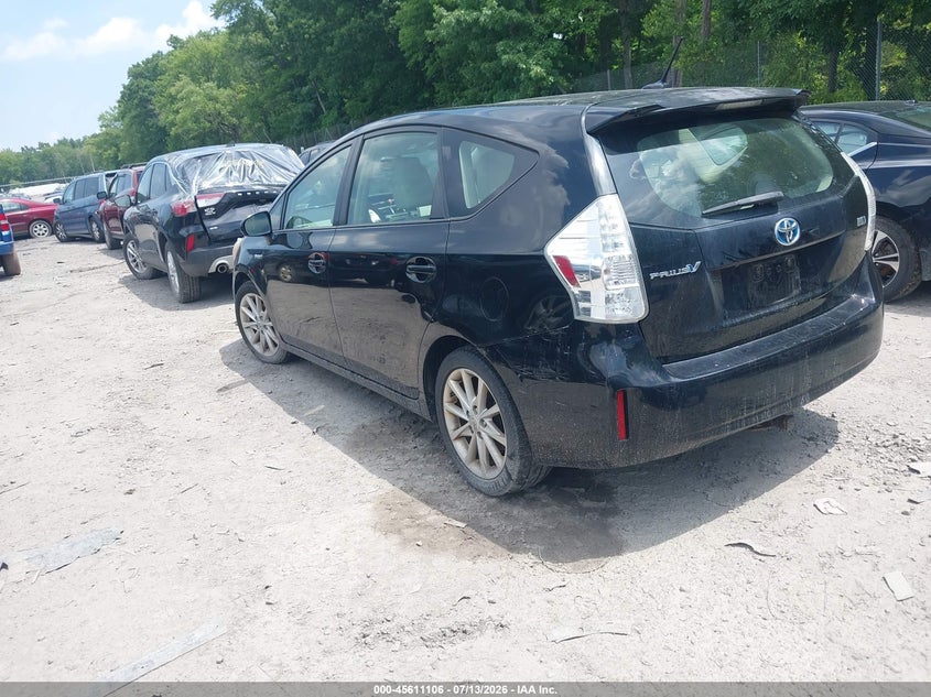 2012 Toyota Prius v VIN JTDZN3EUXC3028073 IAAI salvage auction — NORMAL WEAR, Clear (New York), sold $725 on 2026-07-21 (photo 3)