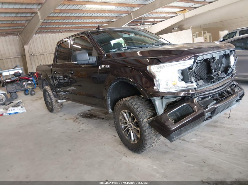 2018 Ford F-150 VIN 1FTEW1EG4JKF00698 IAAI salvage auction — FRONT END, Salvage Title, sold $6,100 on 2026-08-03 (photo 1)