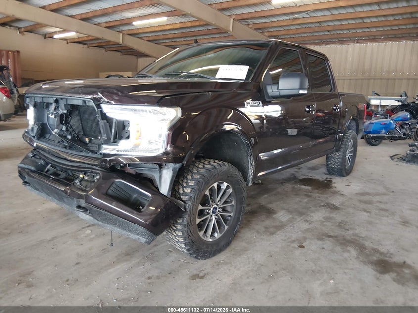 2018 Ford F-150 VIN 1FTEW1EG4JKF00698 IAAI salvage auction — FRONT END, Salvage Title, sold $6,100 on 2026-08-03 (photo 2)