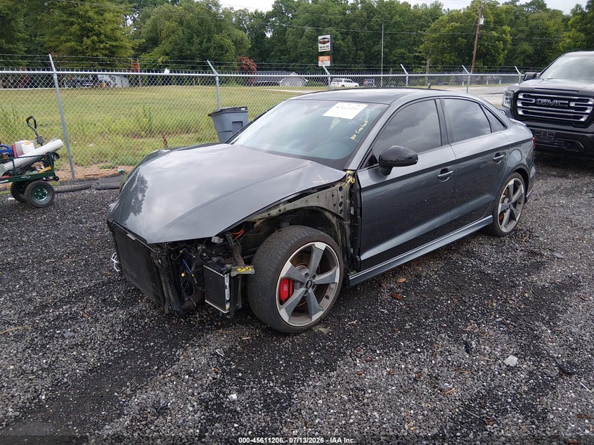 2020 Audi S3 VIN WAUE1GFF3LA012761 IAAI salvage auction — FRONT & REAR, Salvage (South Carolina), sold $10,400 on 2026-08-27 (photo 2)