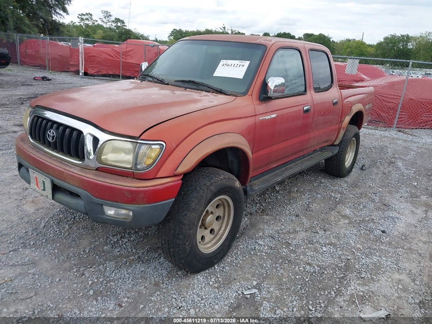 2001 Toyota Tacoma VIN 5TEHN72N11Z850159 IAAI salvage auction — NORMAL WEAR, Clear (Florida), sold $4,850 on 2026-07-23 (photo 2)