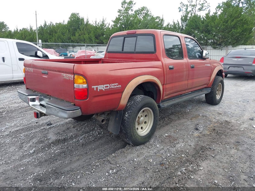 2001 Toyota Tacoma VIN 5TEHN72N11Z850159 IAAI salvage auction — NORMAL WEAR, Clear (Florida), sold $4,850 on 2026-07-23 (photo 4)