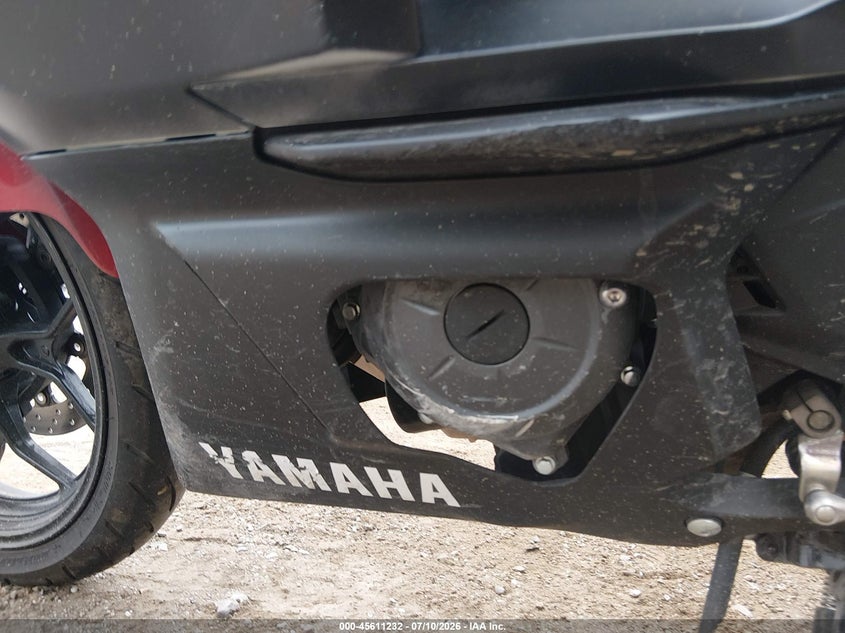 2026 Yamaha VIN MH3RH25E6TK007335 IAAI salvage auction — RIGHT REAR, Salvage Title, sold $1,200 on 2026-09-06 (photo 9)