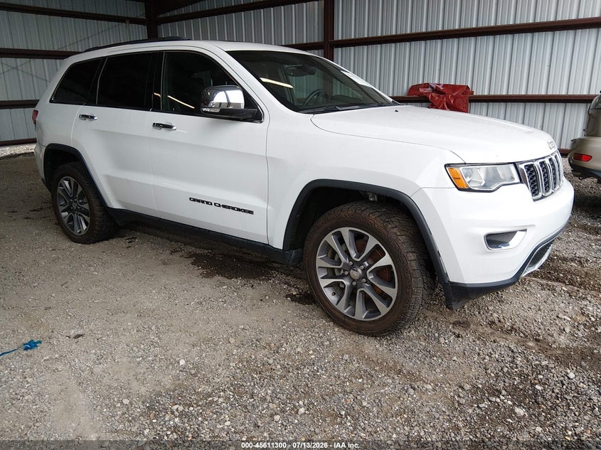 2018 Jeep Grand cherokee VIN 1C4RJEBGXJC110520 IAAI salvage auction — UNKNOWN, Clear (Louisiana), sold $2,650 on 2026-07-23 (photo 1)