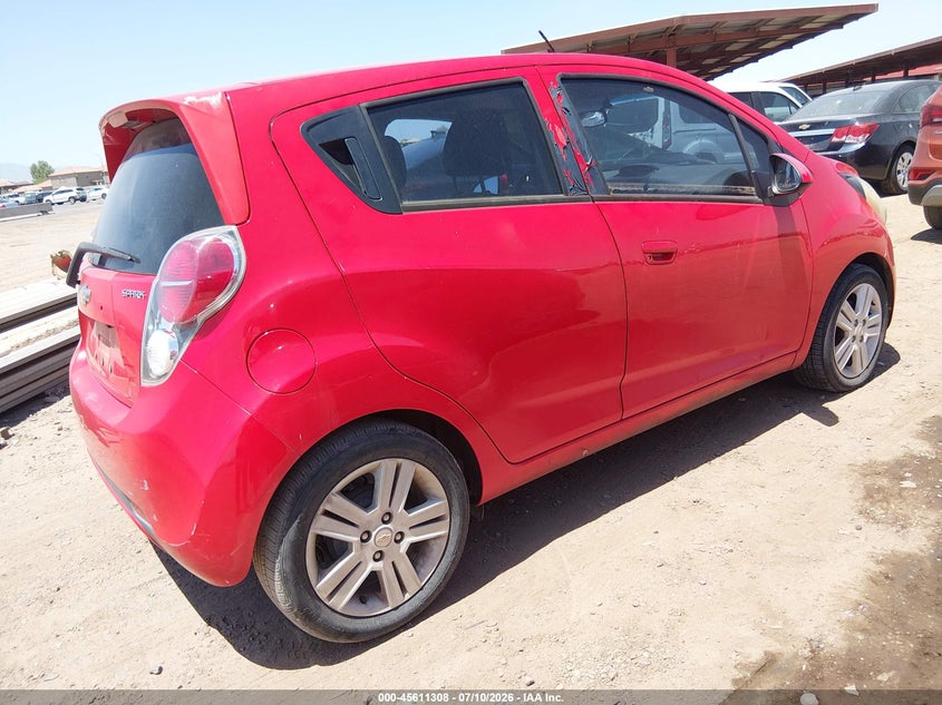 2014 Chevrolet Spark VIN KL8CD6S91EC587646 IAAI salvage auction — NORMAL WEAR, Clear-Dealer Only (Arizona), sold $550 on 2026-07-28 (photo 4)