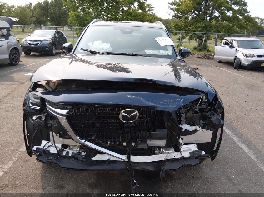 2026 Mazda Cx-90 VIN JM3KKBHDXT1361120 IAAI salvage auction — FRONT END, Salvage Title, sold $8,300 on 2026-08-31 (photo 6)