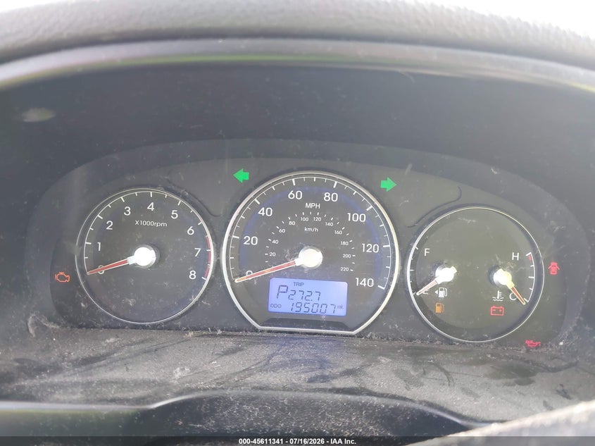 2011 Hyundai Santa fe VIN 5XYZG3AB2BG031249 IAAI salvage auction — NORMAL WEAR, Clear - Public Restricted (Oklahoma), sold $550 on 2026-07-28 (photo 7)