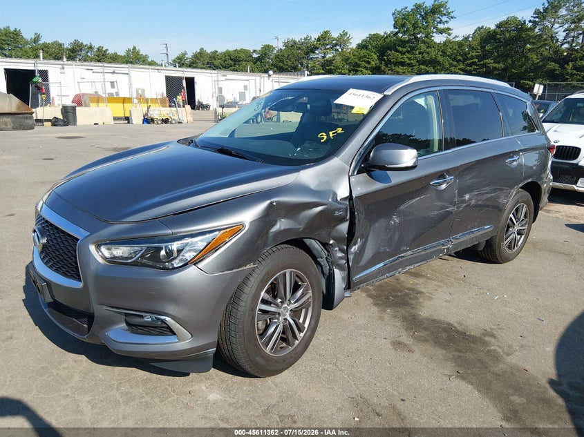 2019 Infiniti Qx60 VIN 5N1DL0MM2KC559505 IAAI salvage auction — SIDE, Mv-907A (New York), sold $3,400 on 2026-07-29 (photo 2)