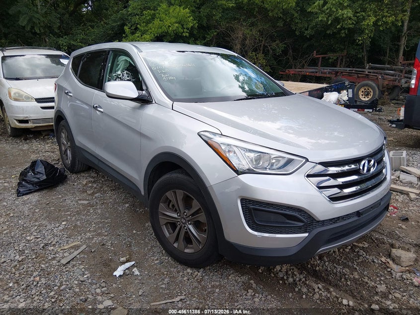 2014 Hyundai VIN 5XYZT3LB6EG146580 IAAI salvage auction — LEFT SIDE, Salvage Title, sold $1,250 on 2026-07-30 (photo 1)
