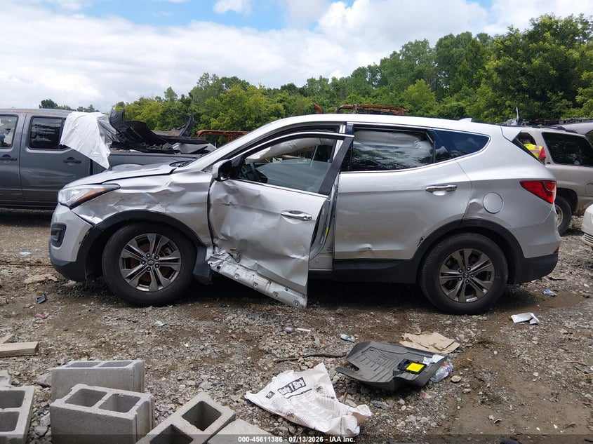 2014 Hyundai VIN 5XYZT3LB6EG146580 IAAI salvage auction — LEFT SIDE, Salvage Title, sold $1,250 on 2026-07-30 (photo 6)