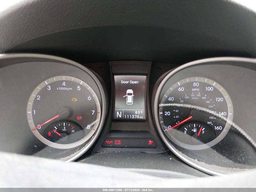 2014 Hyundai VIN 5XYZT3LB6EG146580 IAAI salvage auction — LEFT SIDE, Salvage Title, sold $1,250 on 2026-07-30 (photo 7)