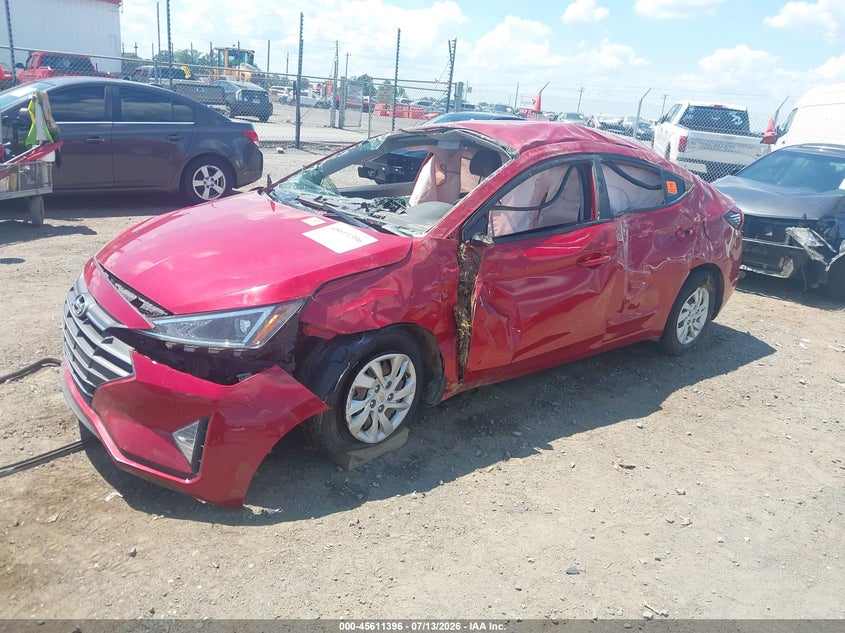 2019 Hyundai Elantra VIN 5NPD74LF0KH495603 IAAI salvage auction — ROLLOVER, Salvage (Arkansas), sold $500 on 2026-08-03 (photo 2)