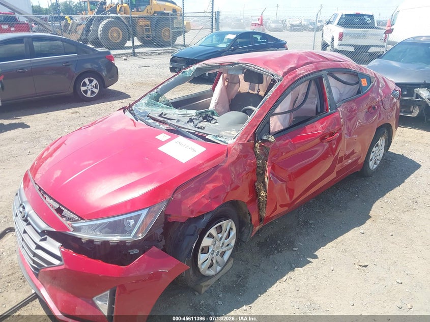 2019 Hyundai Elantra VIN 5NPD74LF0KH495603 IAAI salvage auction — ROLLOVER, Salvage (Arkansas), sold $500 on 2026-08-03 (photo 6)