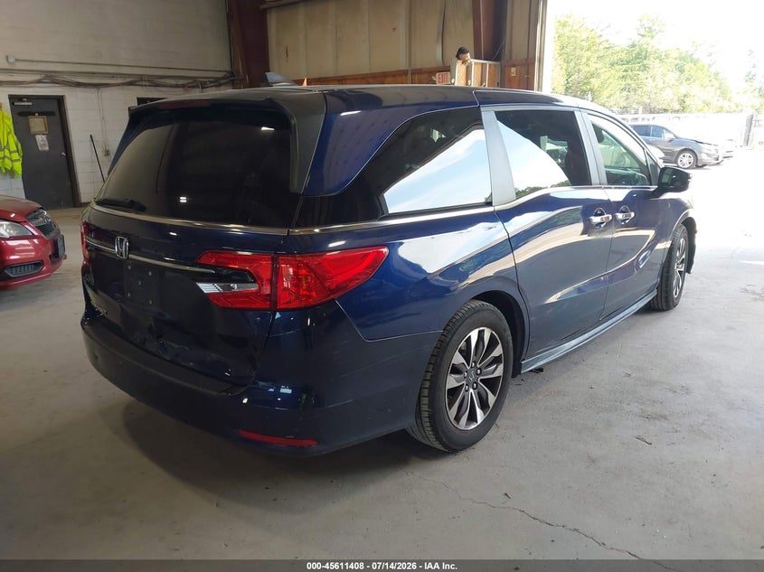 2022 Honda Odyssey VIN 5FNRL6H77NB020192 IAAI salvage auction — LEFT FRONT, Salvage Title, sold $7,800 on 2026-07-29 (photo 4)