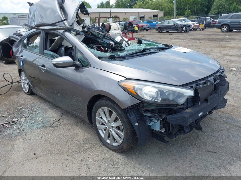 2016 Kia Forte VIN KNAFX4A68G5574209 IAAI salvage auction — ALL OVER, Non-Repairable (Virginia), sold $25 on 2026-07-30 (photo 1)