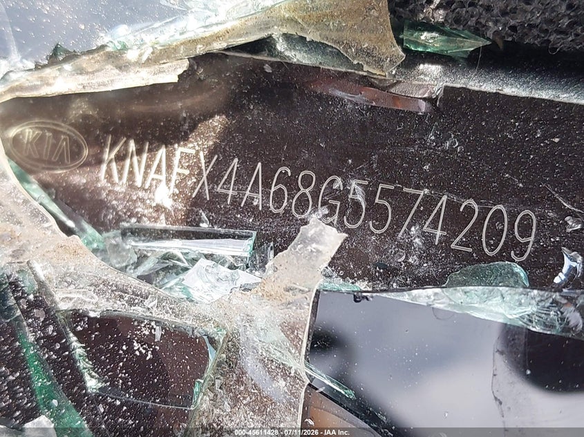 2016 Kia Forte VIN KNAFX4A68G5574209 IAAI salvage auction — ALL OVER, Non-Repairable (Virginia), sold $25 on 2026-07-30 (photo 9)
