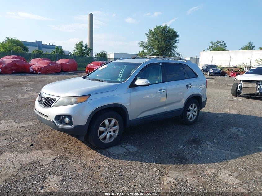 2011 Kia Sorento VIN 5XYKT3A12BG170429 IAAI salvage auction — NORMAL WEAR, Clear (Pennsylvania), sold $1,000 on 2026-07-17 (photo 2)