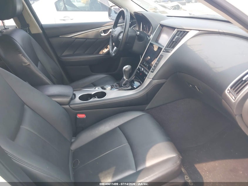 2015 Infiniti Q50 VIN JN1BV7AR4FM421529 IAAI salvage auction — REAR END, Salvage Title, sold $1,050 on 2026-07-28 (photo 5)