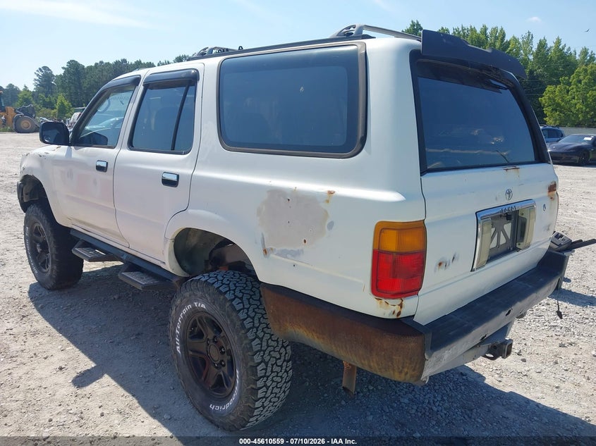 1995 Toyota 4runner VIN JT3VN39W4S8079262 IAAI salvage auction — NORMAL WEAR, Clear-Dealer Only (North Carolina), sold $25 on 2026-07-21 (photo 3)