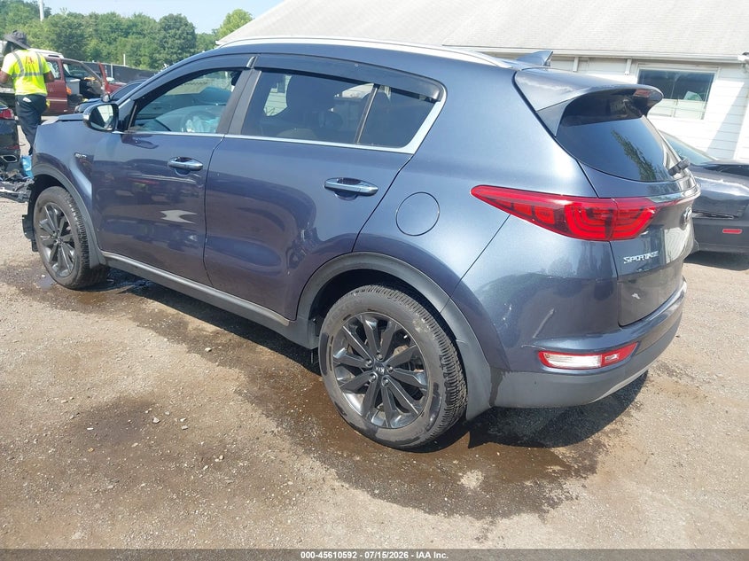 2019 Kia Sportage VIN KNDPNCACXK7547278 IAAI salvage auction — FRONT END, Salvage Title, sold $3,350 on 2026-08-01 (photo 3)