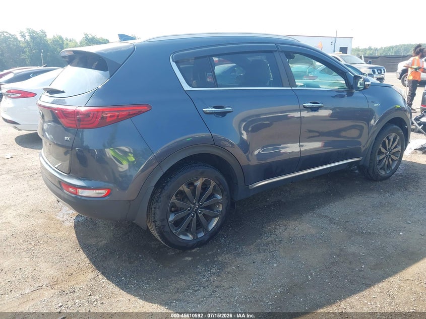 2019 Kia Sportage VIN KNDPNCACXK7547278 IAAI salvage auction — FRONT END, Salvage Title, sold $3,350 on 2026-08-01 (photo 4)
