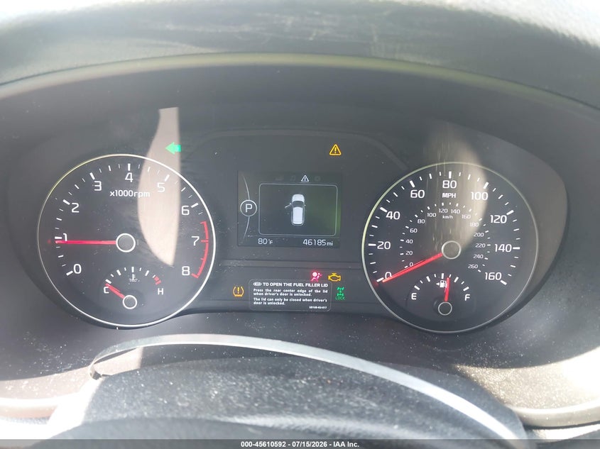 2019 Kia Sportage VIN KNDPNCACXK7547278 IAAI salvage auction — FRONT END, Salvage Title, sold $3,350 on 2026-08-01 (photo 7)