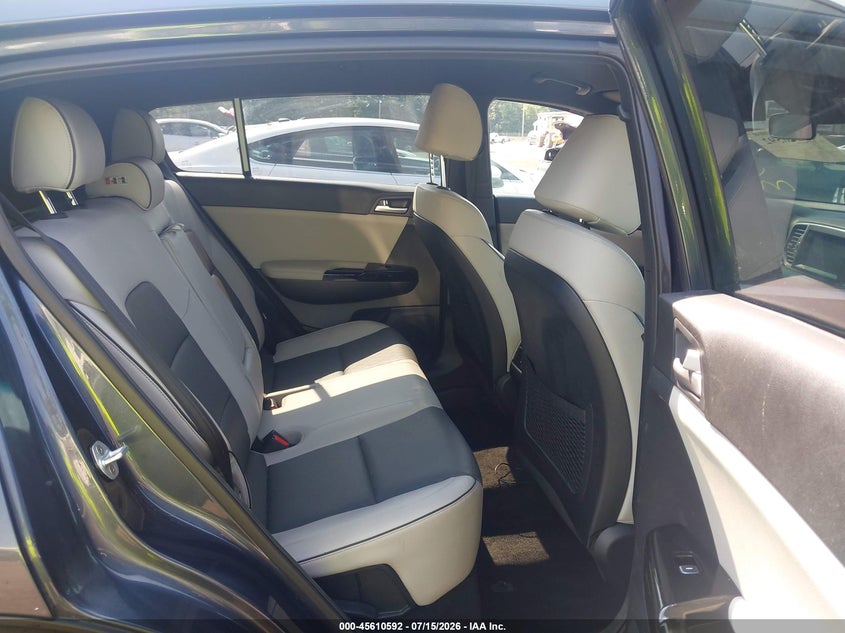 2019 Kia Sportage VIN KNDPNCACXK7547278 IAAI salvage auction — FRONT END, Salvage Title, sold $3,350 on 2026-08-01 (photo 8)