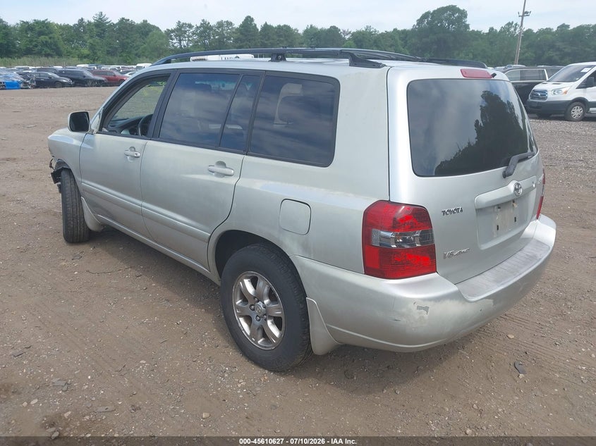 2004 Toyota Highlander VIN JTEEP21A740009199 IAAI salvage auction — NORMAL WEAR, Clear (New York), sold $25 on 2026-07-21 (photo 3)