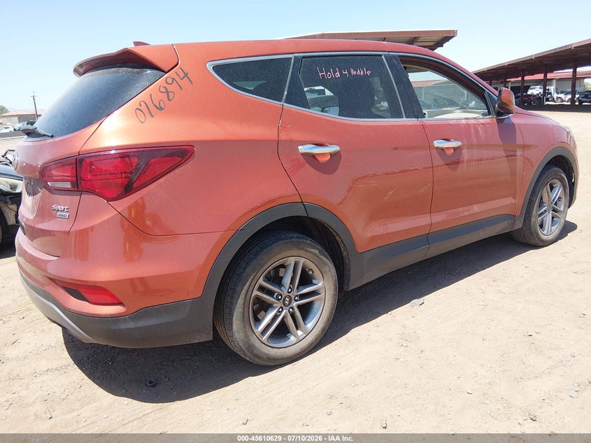 2017 Hyundai Santa fe VIN 5XYZTDLB6HG459459 IAAI salvage auction — NORMAL WEAR, Clear-Dealer Only (Arizona), sold $3,150 on 2026-07-28 (photo 4)