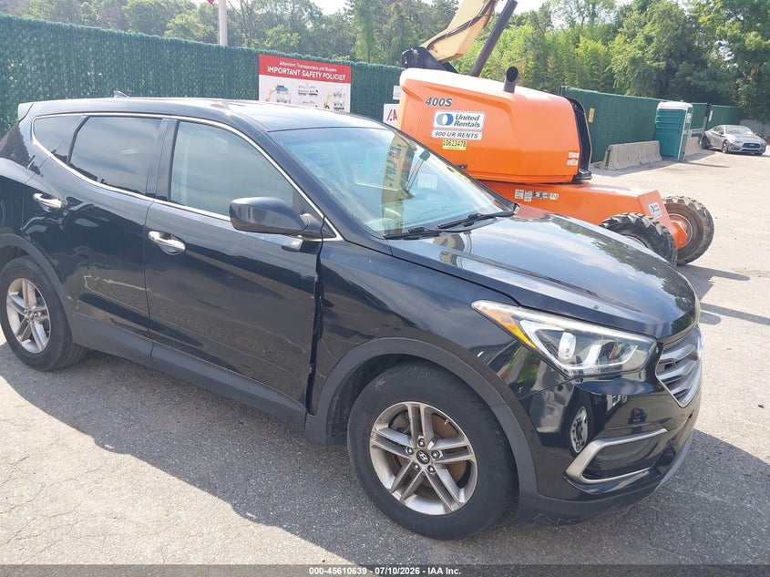 2017 Hyundai Santa fe VIN 5XYZT3LB6HG436712 IAAI salvage auction — REAR END, Clear (New York), sold $25 on 2026-07-21 (photo 1)