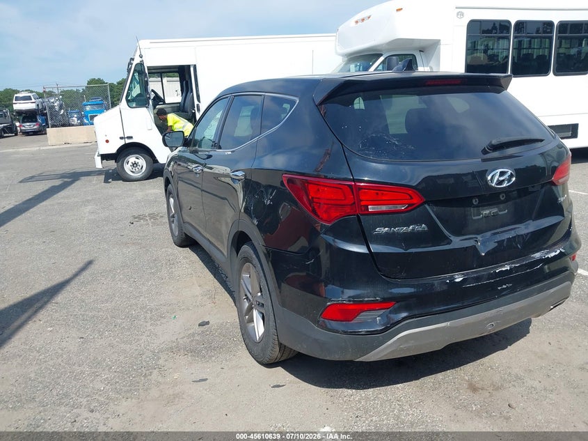 2017 Hyundai Santa fe VIN 5XYZT3LB6HG436712 IAAI salvage auction — REAR END, Clear (New York), sold $25 on 2026-07-21 (photo 3)