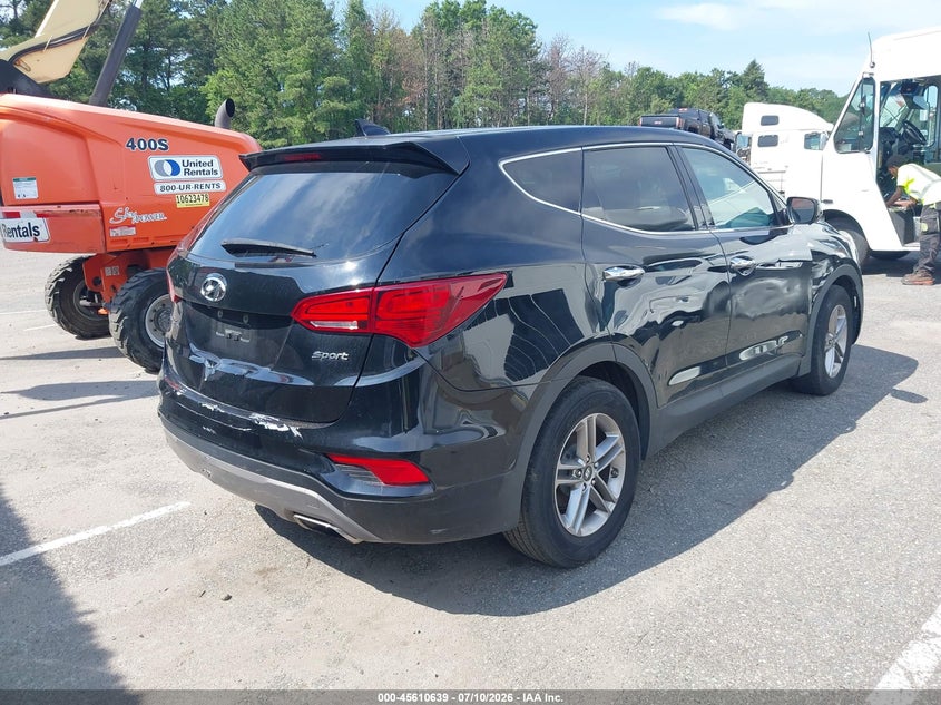 2017 Hyundai Santa fe VIN 5XYZT3LB6HG436712 IAAI salvage auction — REAR END, Clear (New York), sold $25 on 2026-07-21 (photo 4)