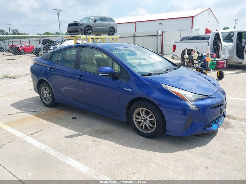 2016 Toyota Prius VIN JTDKARFU4G3509215 IAAI salvage auction — NORMAL WEAR, Clear (Indiana), sold $1,875 on 2026-07-24 (photo 1)