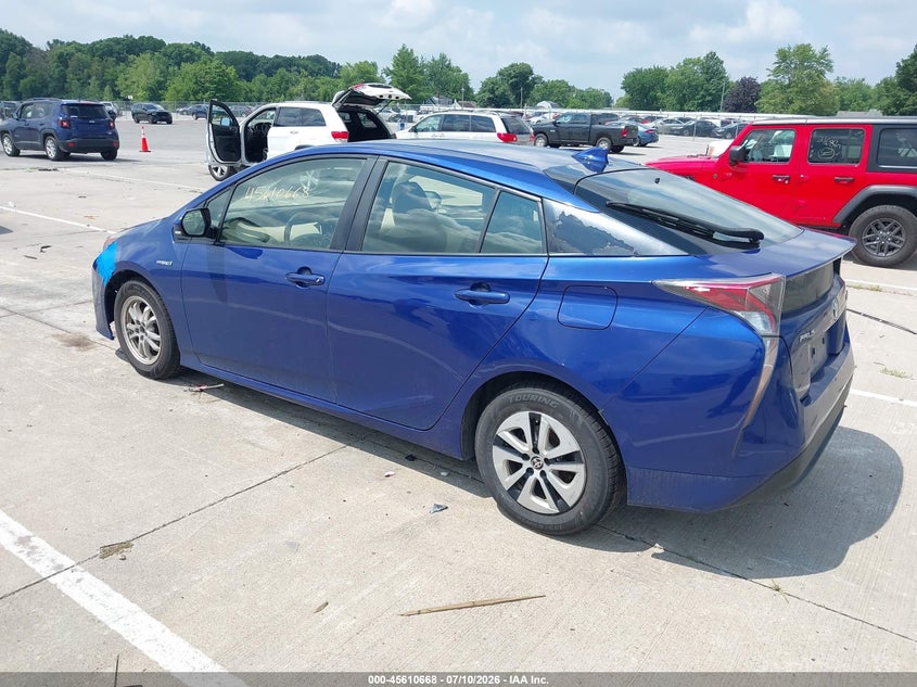 2016 Toyota Prius VIN JTDKARFU4G3509215 IAAI salvage auction — NORMAL WEAR, Clear (Indiana), sold $1,875 on 2026-07-24 (photo 3)