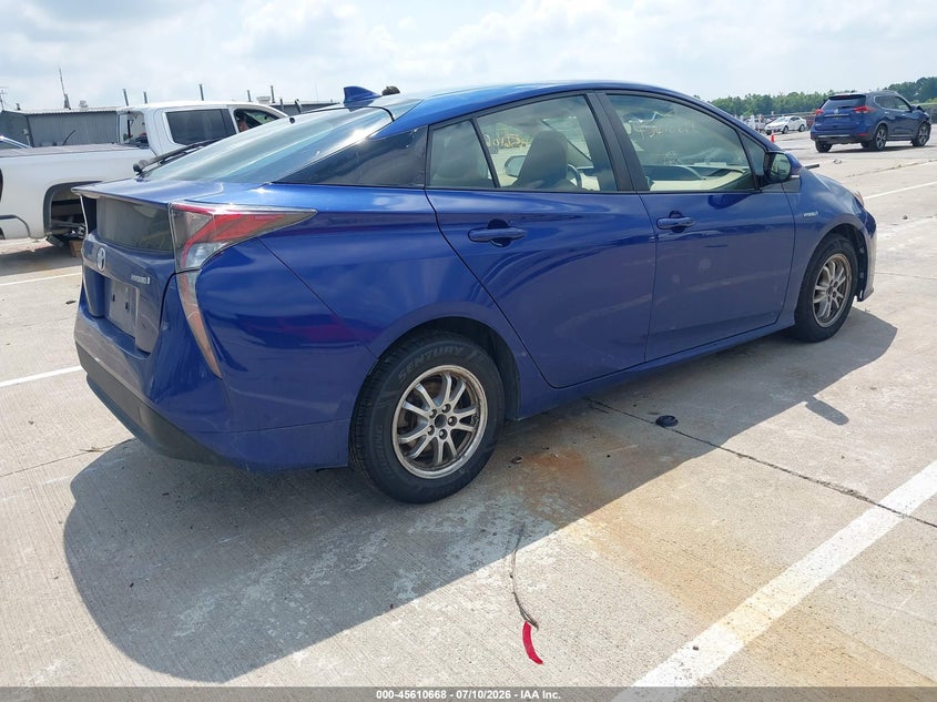 2016 Toyota Prius VIN JTDKARFU4G3509215 IAAI salvage auction — NORMAL WEAR, Clear (Indiana), sold $1,875 on 2026-07-24 (photo 4)