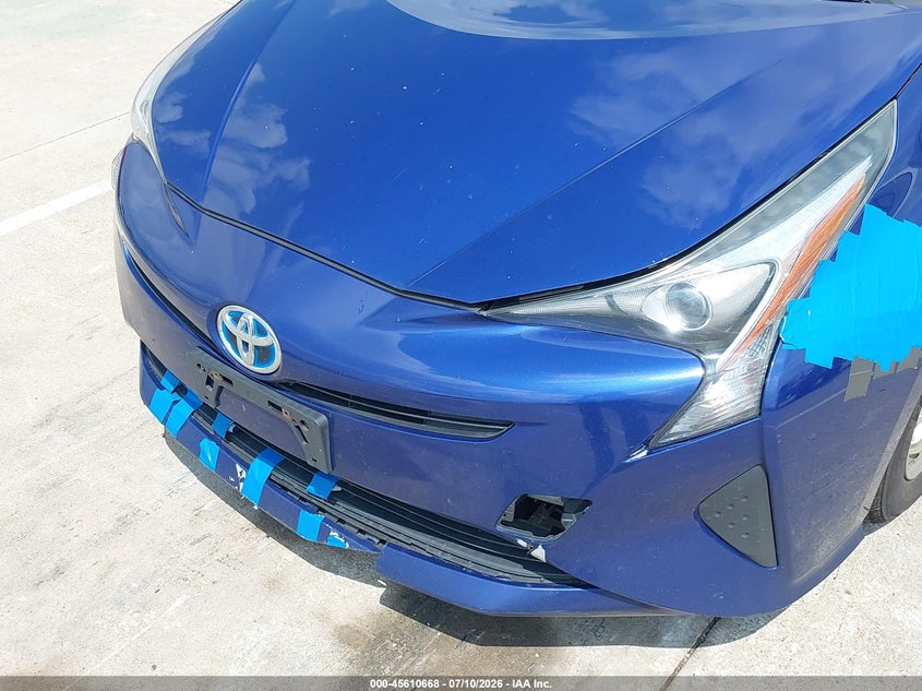 2016 Toyota Prius VIN JTDKARFU4G3509215 IAAI salvage auction — NORMAL WEAR, Clear (Indiana), sold $1,875 on 2026-07-24 (photo 6)