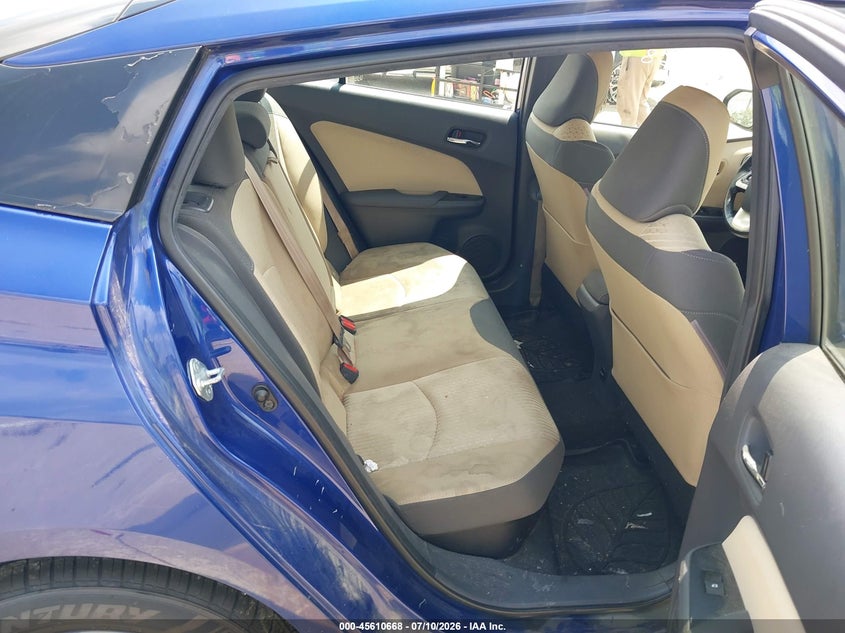 2016 Toyota Prius VIN JTDKARFU4G3509215 IAAI salvage auction — NORMAL WEAR, Clear (Indiana), sold $1,875 on 2026-07-24 (photo 8)