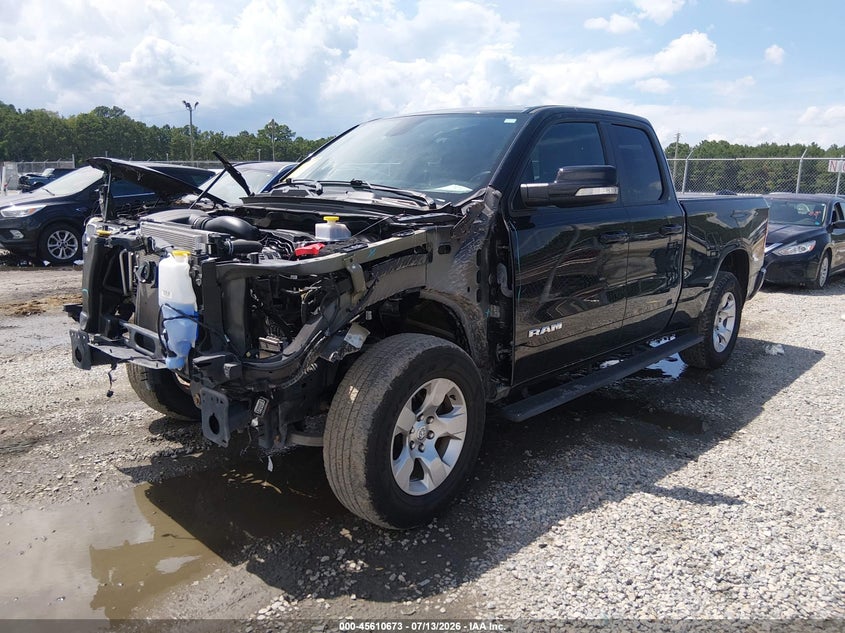 2021 Ram 1500 VIN 1C6SRFBTXMN799360 IAAI salvage auction — FRONT END, Salvage Title, sold $8,100 on 2026-08-20 (photo 2)